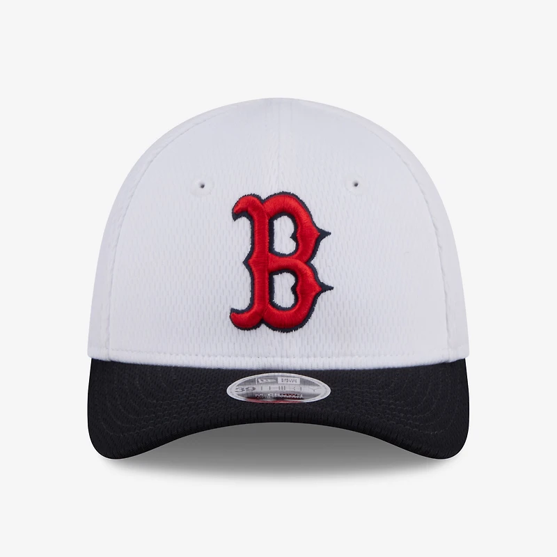 Toddler New Era White Boston Red Sox Baseball 39THIRTY M-Crown Adjustable Hat
