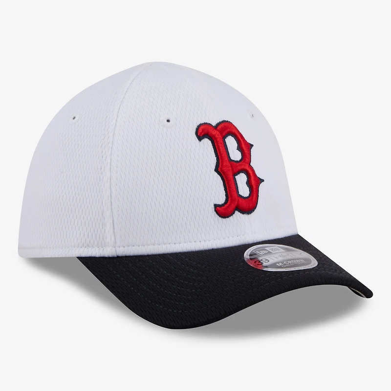 Toddler New Era White Boston Red Sox Baseball 39THIRTY M-Crown Adjustable Hat