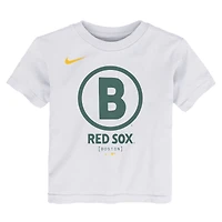 Toddler Nike White Boston Red Sox City Connect Logo T-Shirt
