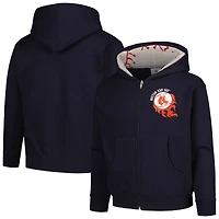 Toddler Soft as a Grape Navy Boston Red Sox Baseball Full-Zip Hoodie Jacket