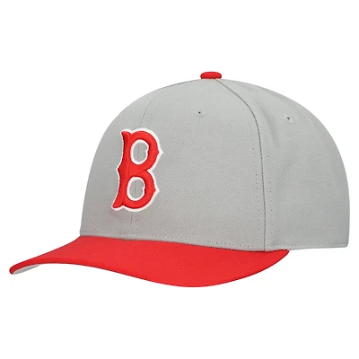 Casquette à pression Crown Snap Hatmensnp HP14806-BRSGYRD #7 des RedSox MLB Mnc Basic Coop Pro V100492