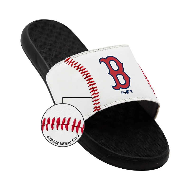 Sandales unisexes ISlide Boston Red Sox Baseball Stitch
