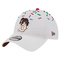 Casquette unisexe New Era blanche Boston Red Sox Sprinkle 9TWENTY ajustable