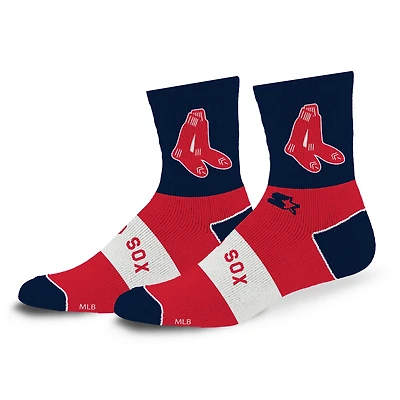 Chaussettes mi-mollet unisexes Starter Boston Red Sox Trifecta Throwback