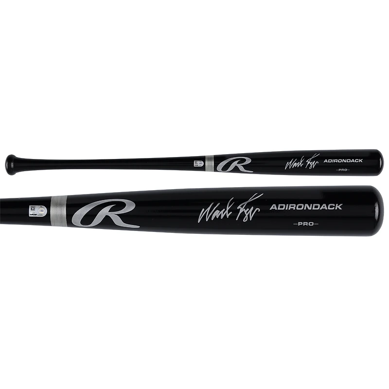 Batte de baseball Rawlings Pro noire autographiée par Wade Boggs des Red Sox de Boston