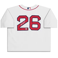 Maillot blanc Nike Limited autographié par Wade Boggs des Red Sox de Boston avec inscription « HOF 05 »