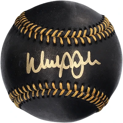 Baseball en cuir noir autographié par Walker Buehler des Red Sox de Boston