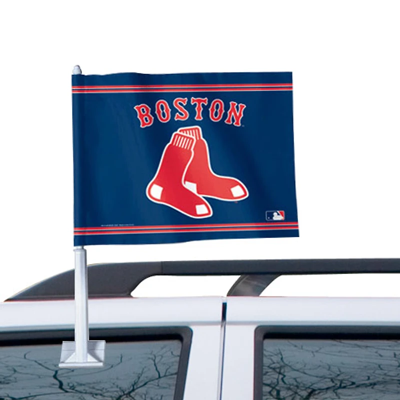 WinCraft Boston Red Sox 11'' x 13'' Two-Sided Car Flag - Navy Blue