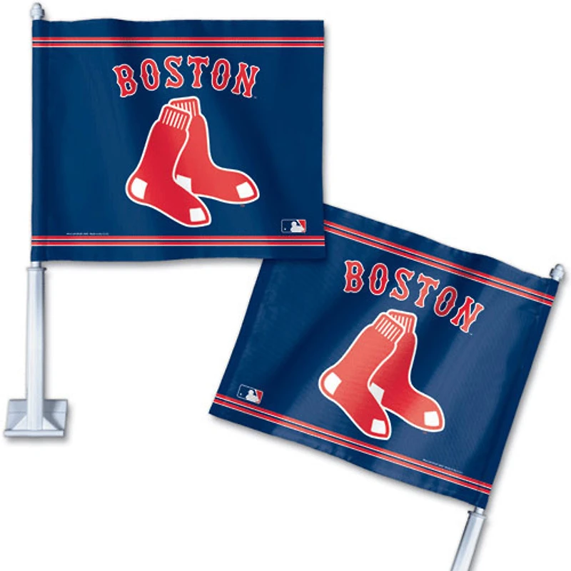 WinCraft Boston Red Sox 11'' x 13'' Two-Sided Car Flag - Navy Blue