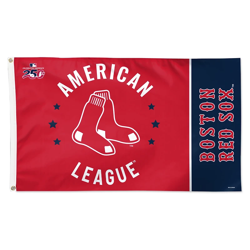 Drapeau de luxe WinCraft Boston Red Sox 3' x 5' à une face America 250