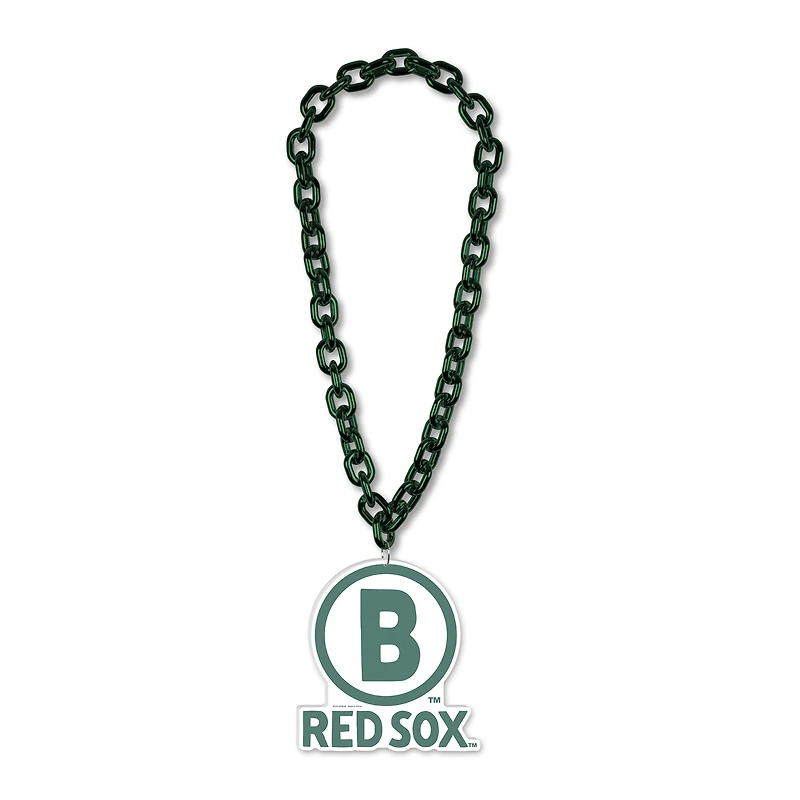 Collier WinCraft avec logo à grosse chaîne des Boston Red Sox