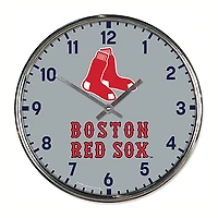 WinCraft Horloge murale chromée des Red Sox de Boston
