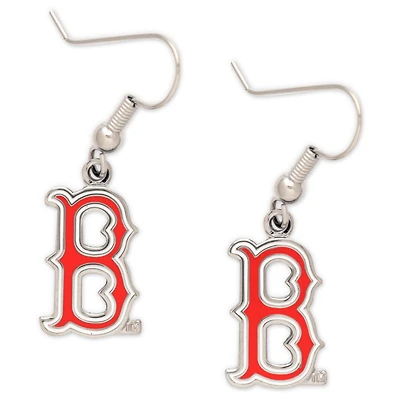 Boucles d'oreilles pendantes WinCraft avec logo des Boston Red Sox