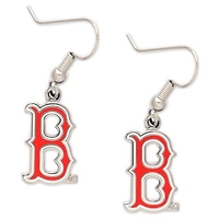 Boucles d'oreilles pendantes WinCraft avec logo des Boston Red Sox