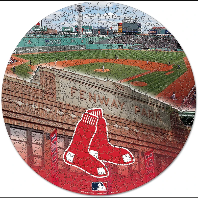 WinCraft Boston Red Sox Round 500-Piece Puzzle