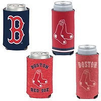 WinCraft Boston Red Sox Slim & 12oz. Can Cooler 4-Pack Set