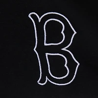 Pull zippé quart de tour noir pour femme Mitchell & Ness Boston Red Sox Cooperstown Collection