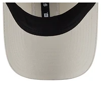 Casquette ajustable 9TWENTY à point carré beige clair des Boston Red Sox de New Era pour femme