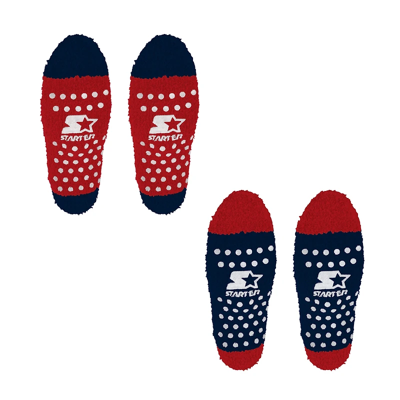 Women's Starter Red/Navy Boston Red Sox Home and Away Cozy Socks 2 Pack