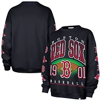 Sweat-shirt oversize Boston Red Sox noir « 47 » pour femme