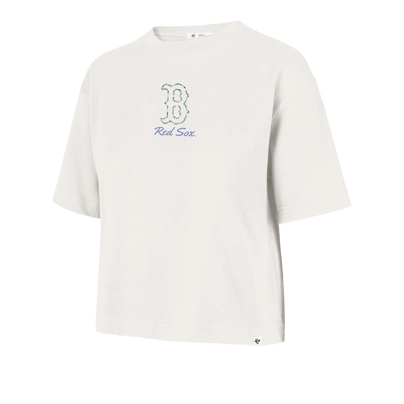 T-shirt court « 47 Natural Boston Red Sox Full Bloom » pour femme
