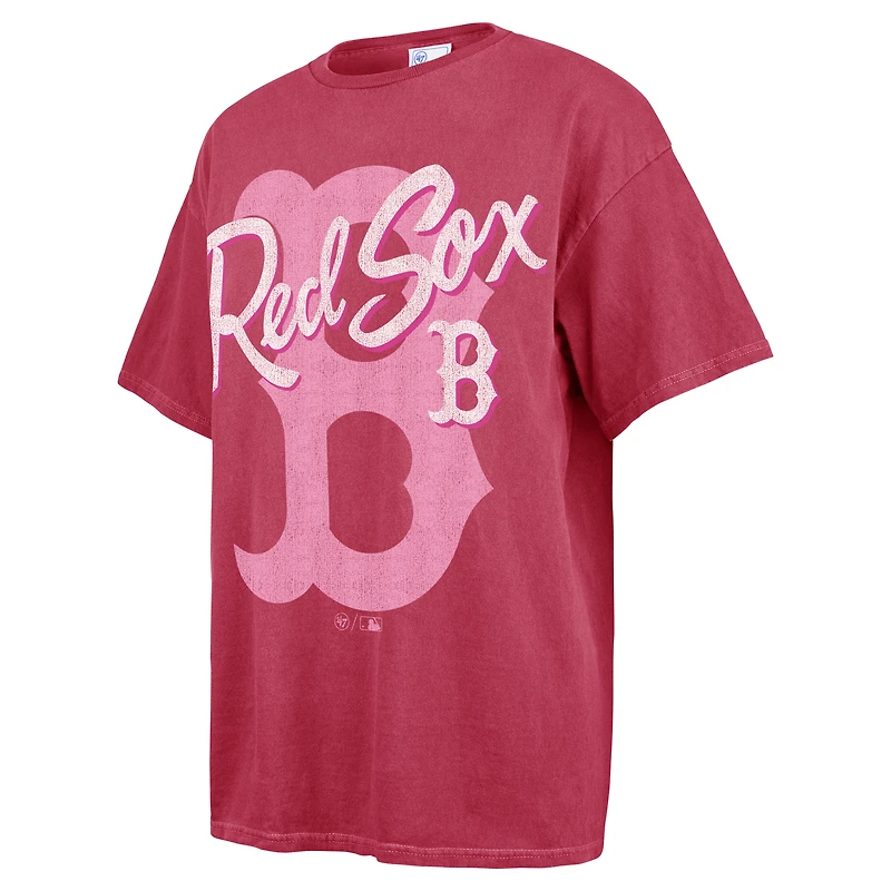 T-shirt Dopamine Tradition '47 rose des Red Sox de Boston pour femmes