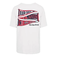 T-shirt Sadie pour femme, motif nœud papillon et bannière des Red Sox de Boston, année 47