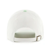 Women's '47 White/Green Boston Red Sox Gelato Two-Tone Clean Up Adjustable Hat