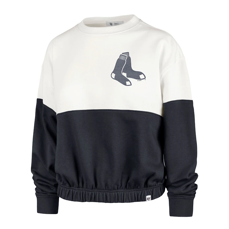 Sweat-shirt Take Two Bonita des Boston Red Sox '47 pour femme, blanc/bleu marine