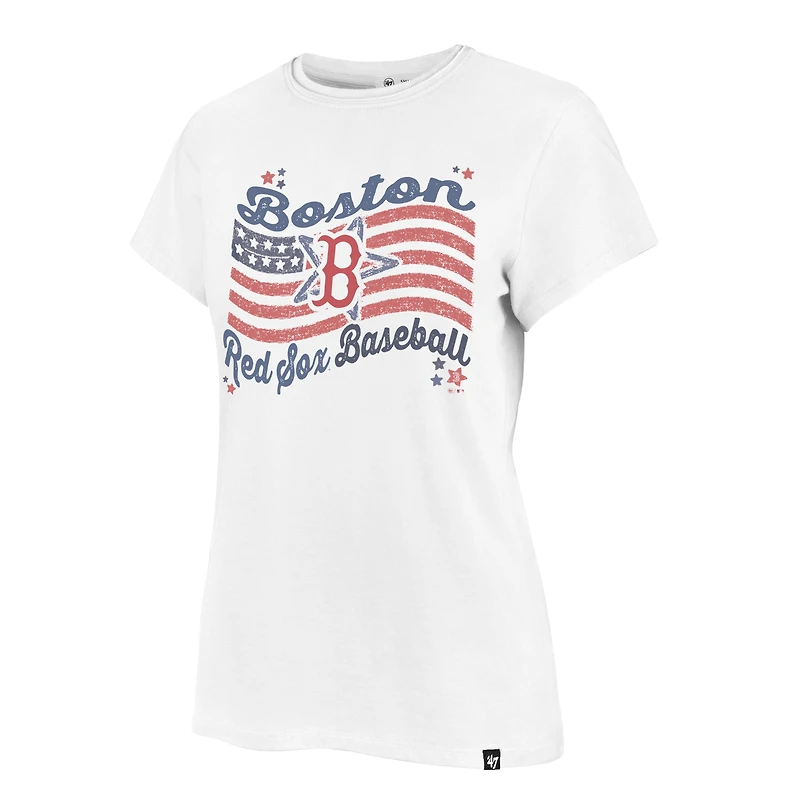 T-shirt Frankie régional américain '47 White Boston Red Sox pour femmes