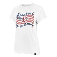 T-shirt Frankie régional américain '47 White Boston Red Sox pour femmes