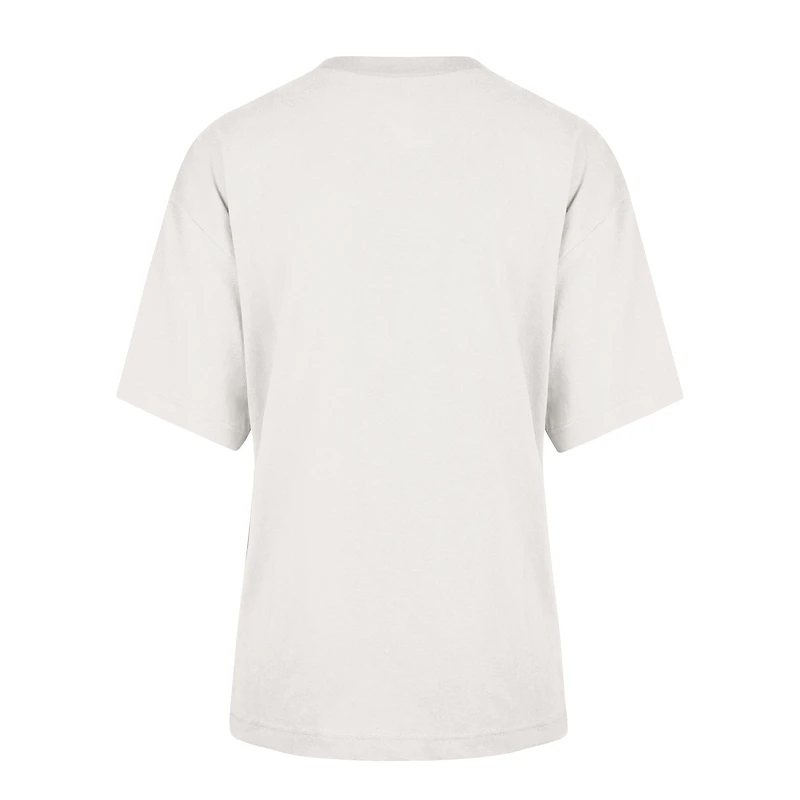 Women's '47 x Stoney Clover Lane Sand Boston Red Sox Crossover Base Foundation T-Shirt