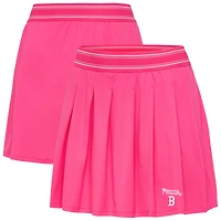 Jupe-short rétro Antigua rose pour femme, motif Boston Red Sox, entraînement de printemps