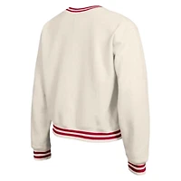 Women's Champion  Cream Boston Red Sox Reverse Weave Sweatshirt