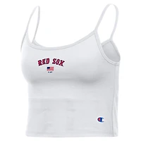 Débardeur Champion White Boston Red Sox America Scoop pour femmes