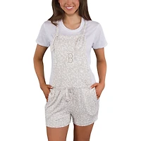 Salopette barboteuse en tricot Concepts Sport crème Boston Red Sox Montana Hacci pour femmes