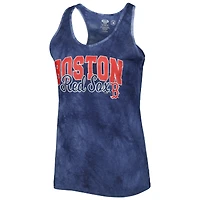 Ensemble de nuit avec débardeur et short à dos nageur Billboard Concepts Sport pour femmes, bleu marine Boston Red Sox