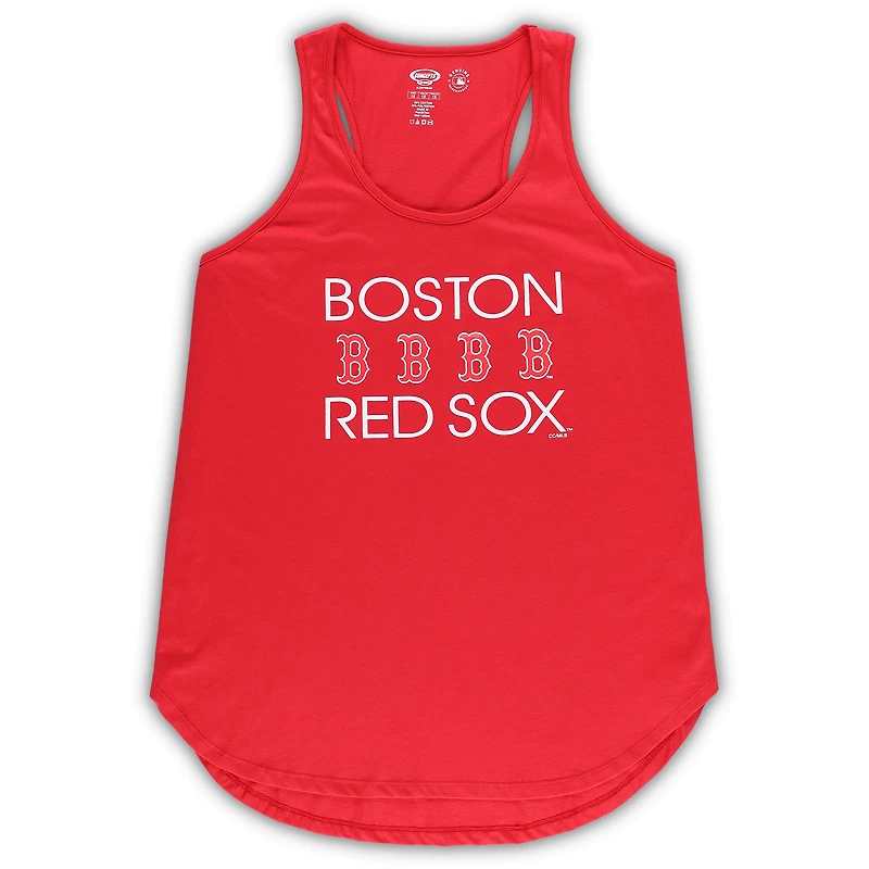 Concepts Sport Rouge/Marine Boston Red Sox Plus Meter Tank Top & Pants Sleep Set