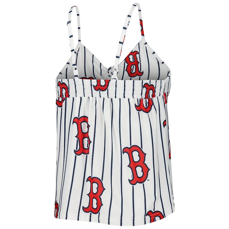 Concepts Sport Blanc Boston Red Sox Reel Allover Print Tank Top & Shorts Sleep Set