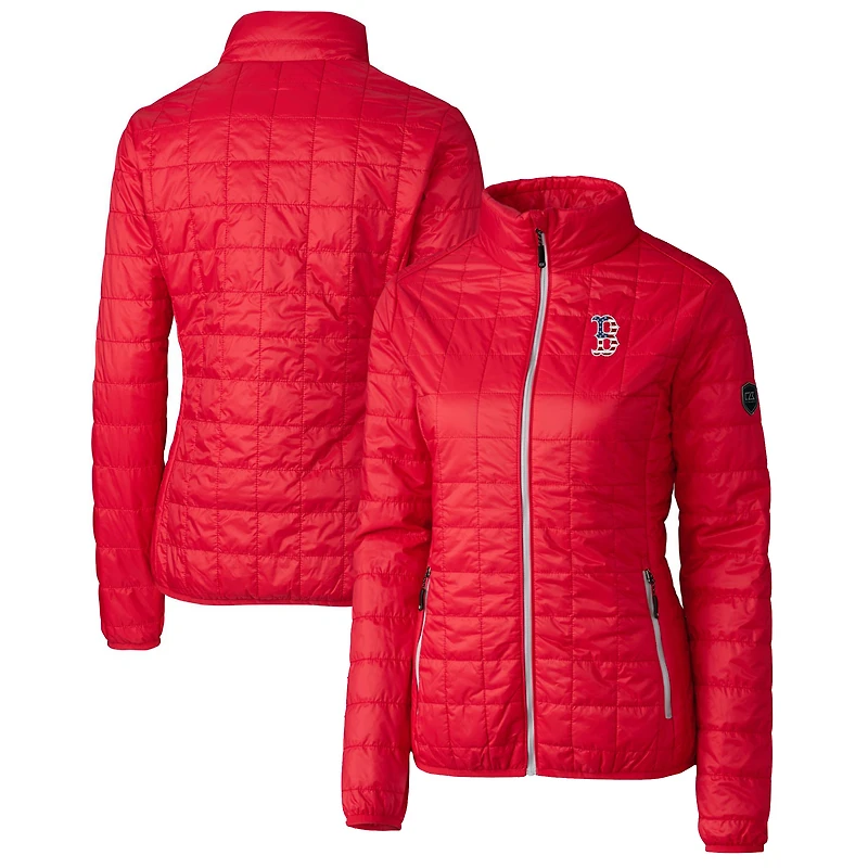 Doudoune isolante entièrement zippée PrimaLoft Eco Rainier pour femme avec logo Americana des Boston Red Sox et Cutter & Buck