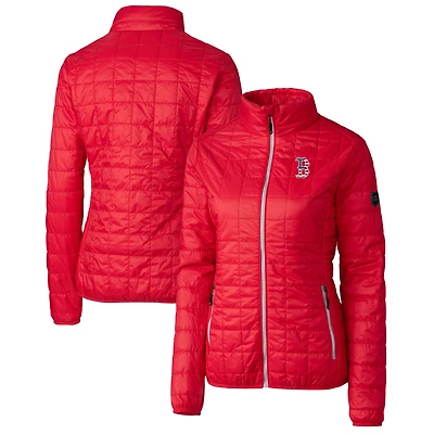 Doudoune isolante entièrement zippée PrimaLoft Eco Rainier pour femme avec logo Americana des Boston Red Sox et Cutter & Buck