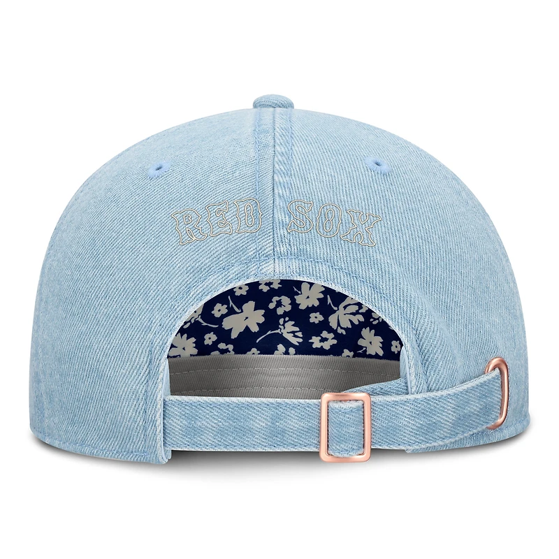 Women's Fanatics  Denim Boston Red Sox Roped Adjustable Hat