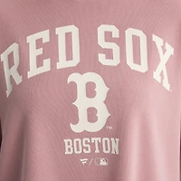 Women's Fanatics Faded Rose Boston Red Sox Iconic Boxy T-Shirt