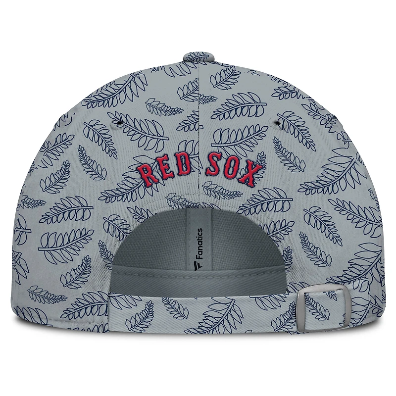 Women's Fanatics  Gray Boston Red Sox Cooperstown Collection Shift Adjustable Hat