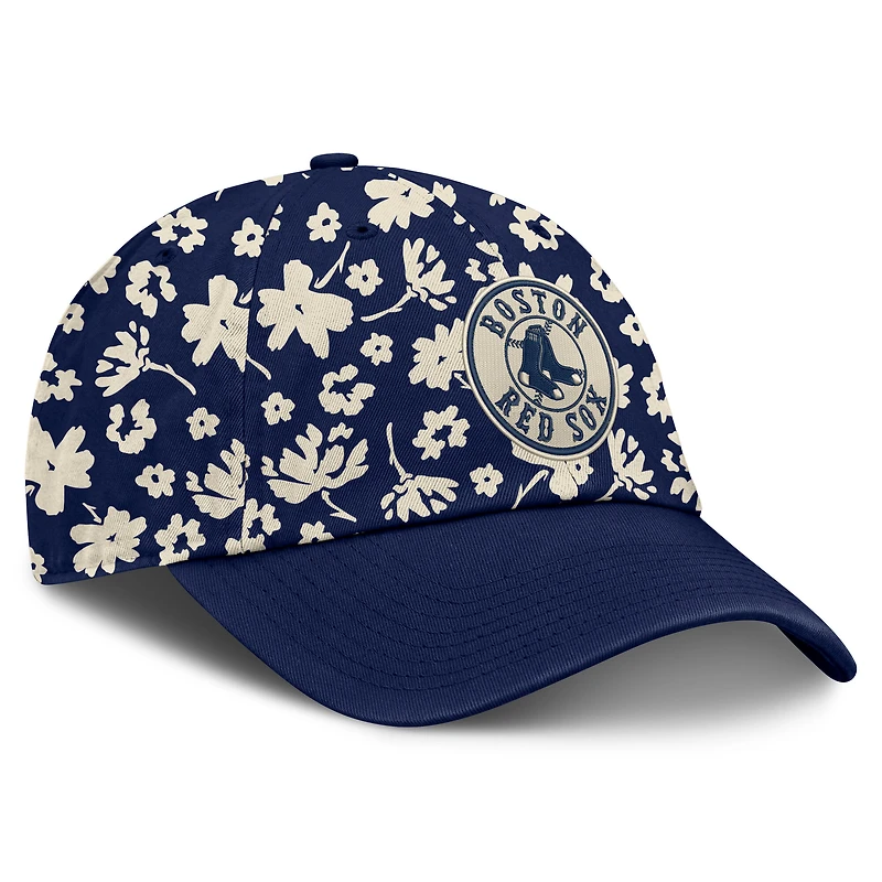 Casquette ajustable Fanatics bleu marine Boston Red Sox Blossom pour femme