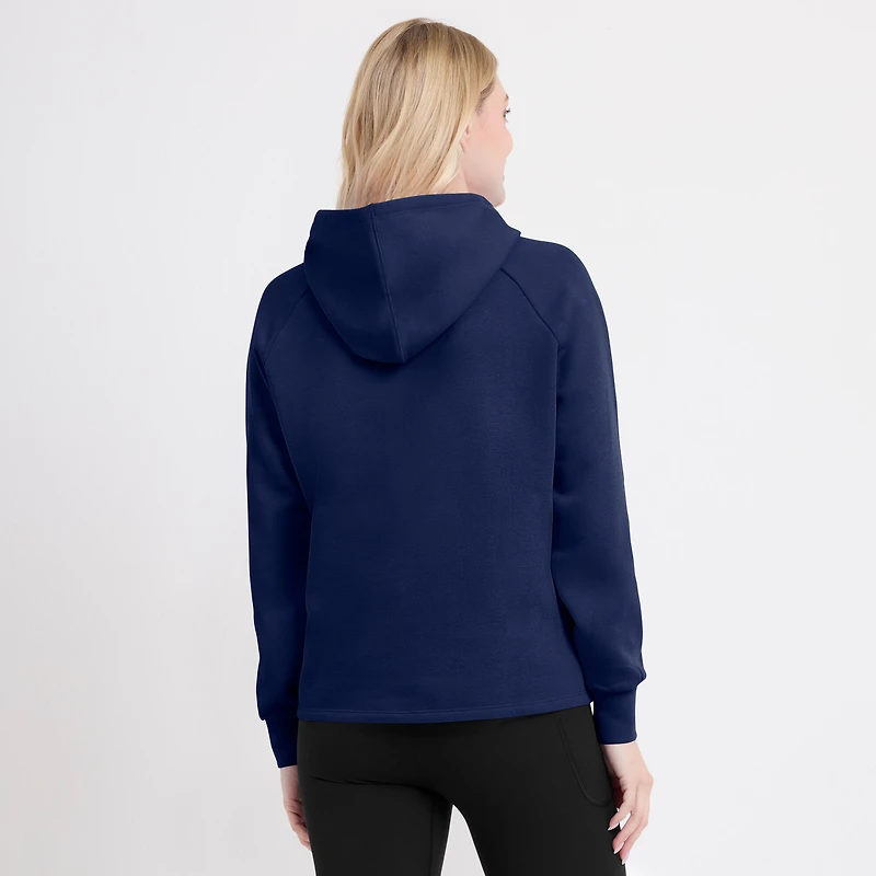 Sweat à capuche raglan Perfect Play des Red Sox de Boston Fanatics pour femmes, bleu marine