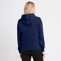 Sweat à capuche raglan Perfect Play des Red Sox de Boston Fanatics pour femmes, bleu marine