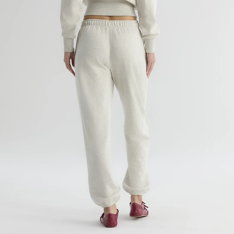 Women's Fanatics Oatmeal Heather Boston Red Sox Iconic Terry Track Pants