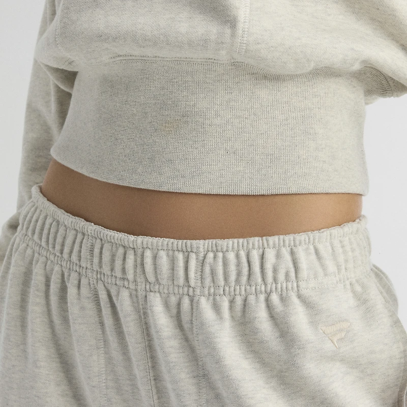 Women's Fanatics Oatmeal Heather Boston Red Sox Iconic Terry Track Pants