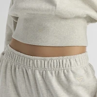 Women's Fanatics Oatmeal Heather Boston Red Sox Iconic Terry Track Pants